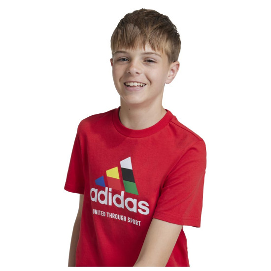 Adidas Παιδική κοντομάνικη μπλούζα Tiro Nations Pack Graphic Tee